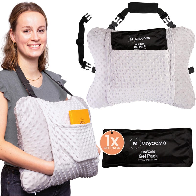 MOYOAMA Hysterectomy Pillow Post Surgery for Hysterectomy Recovery Must Haves Surgery Pillow for Abdomen Abdominal and C Section Recovery Supplies Tummy Tuck and Abdominal Surgery Gifts - Image 2