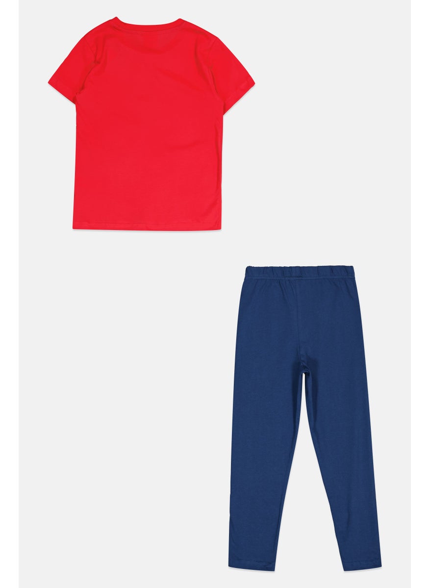Disney Kids Boy 2 Pieces Mickey Mouse Pajama Set, Multicolor  - Image 2