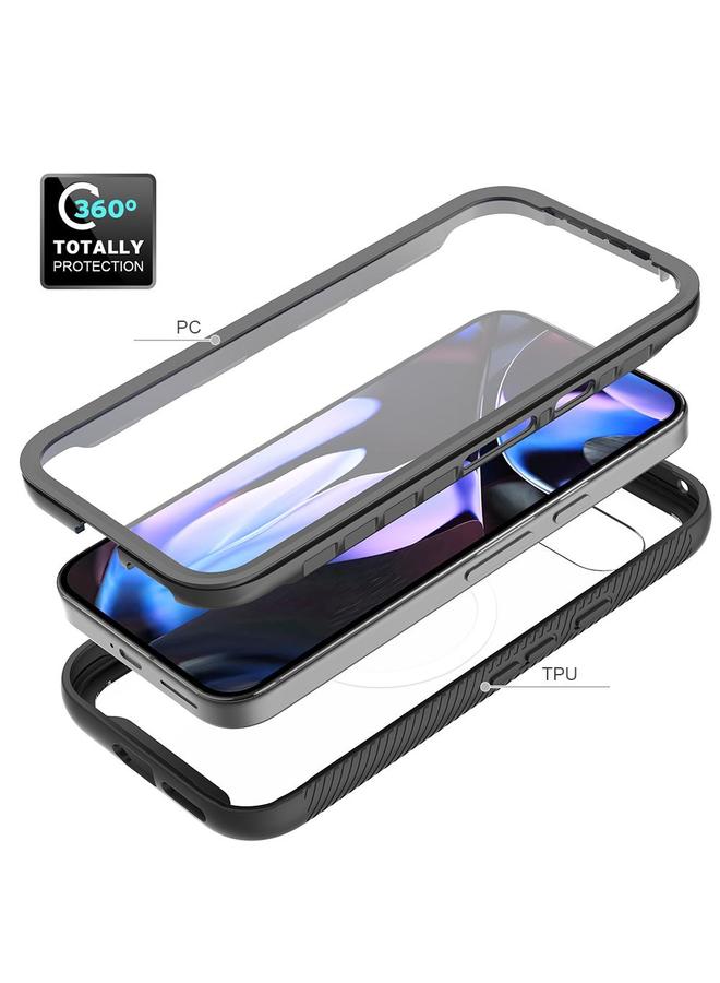 اس-توب جراب لهاتف Google Pixel 9a Starry Sky بلون سادة من سلسلة MagSafe مع غلاف PET - Image 3