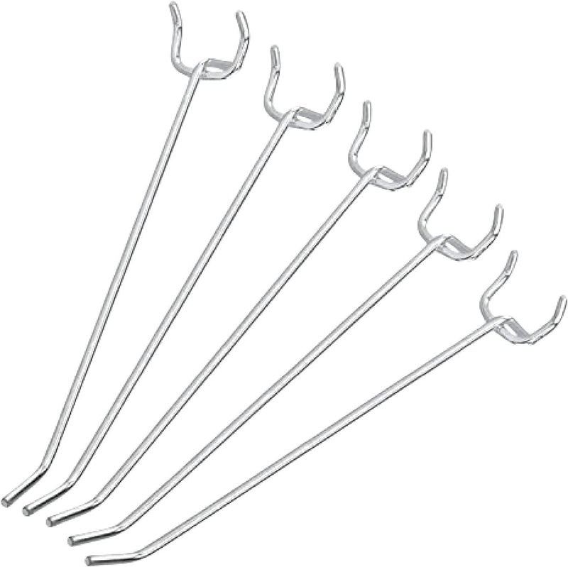Neiko 53102A 6” Pegboard Hook Organizer Kit, 50 Pack, Hanging Hooks Set for Garage Organization, Great for Wall Hanging and Shelving, Tool Storage, Craft Organizing - Image 1