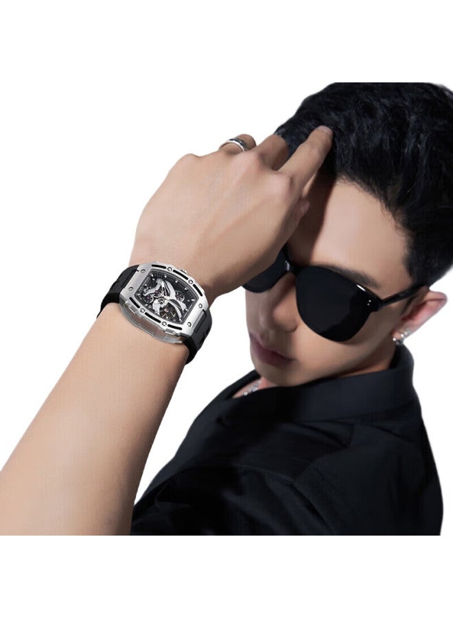 FAIRWHALE Great Wall Series Men'S Fully Automatic Mechanical Watch, Chinese Brand, Water-Resistant, Sports Business Wristwatch Fw-6870 - Image 1