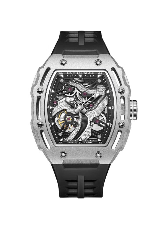 FAIRWHALE Great Wall Series Men'S Fully Automatic Mechanical Watch, Chinese Brand, Water-Resistant, Sports Business Wristwatch Fw-6870 - Image 3
