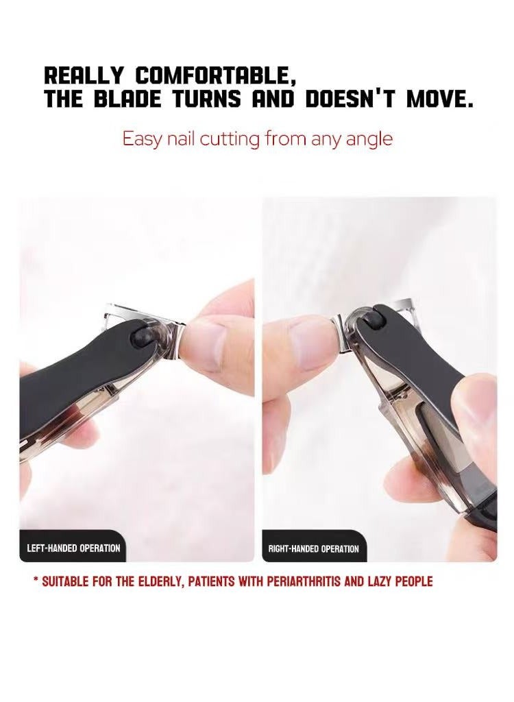 زويلينج ZWILLING Professional Large Nail Clipper (Black) تصميم مقاوم للصدأ من الفولاذ المقاوم للصدأ. - Image 3