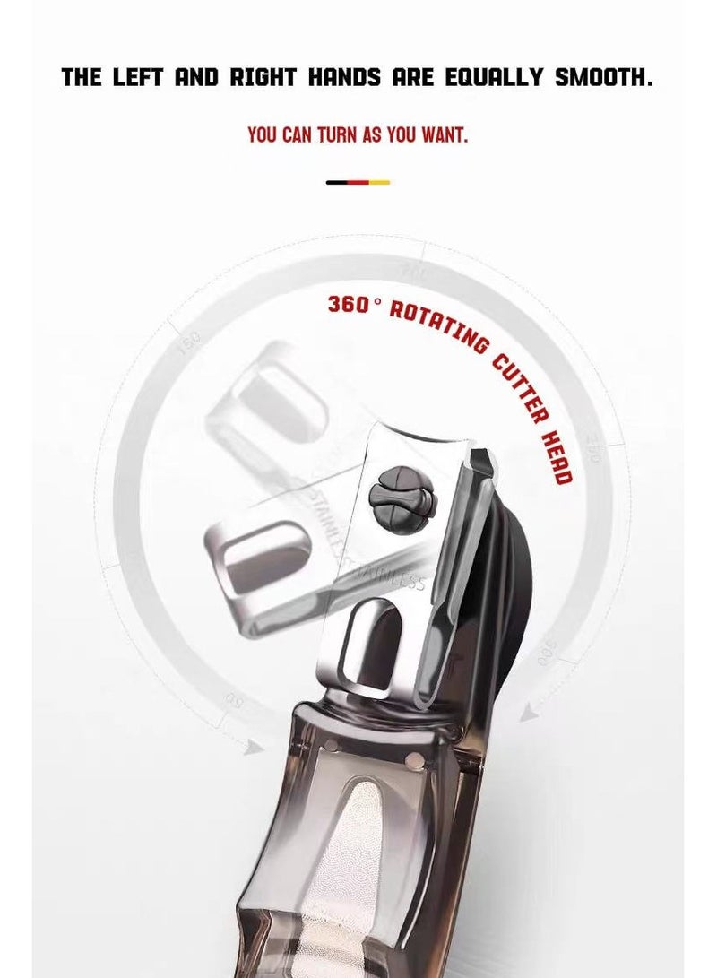 زويلينج ZWILLING Professional Large Nail Clipper (Black) تصميم مقاوم للصدأ من الفولاذ المقاوم للصدأ. - Image 5