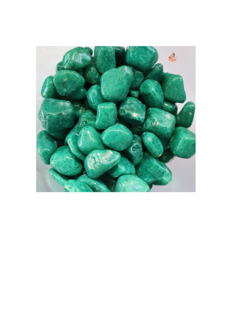 KNP Light Green Decorative Painted Pebbles Aquarium 10-15mm 5kg - Image 3
