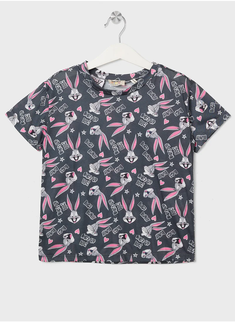 KOTON Bugs Bunny Licensed Printed T-Shirt