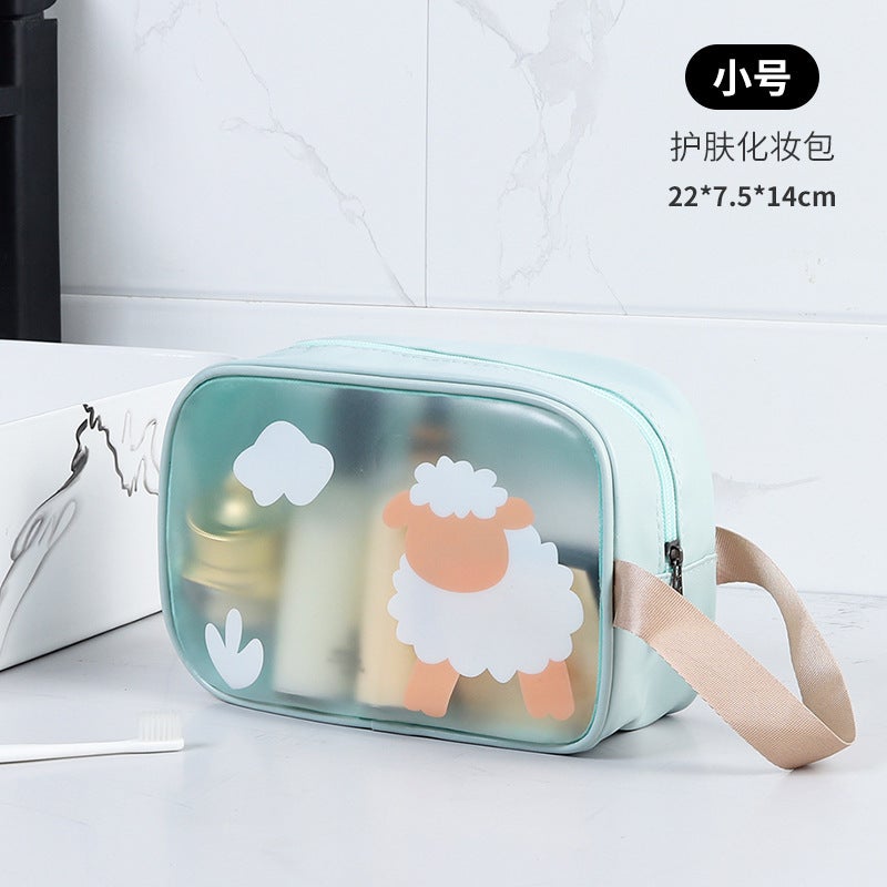 Cosmetic Bag Large Capacity Advanced Sense Dry And Wet Separate Waterproof Wash Bag Travel Storage Beach Bag Partition Swimming Bag - Image 4
