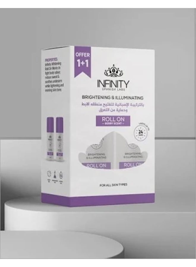INFINITY ROLL ON BERRY SCENT 80ML OFFER (1+1)