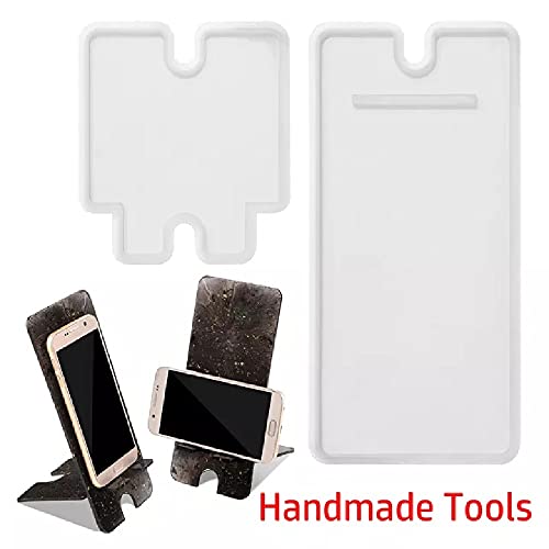 R H LIFESTYLE Silicone Mobile Cell Phone Stand Holder Resin Mold (Mobile Stand Mold 2 PCS) - Image 3