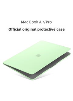 Generic Applicable To MacBook Air Pro Frosted Crystal Cream Shell Protective Case Apple Laptop Protective Case-Color:Cream Green-Applicable Model:11.6 Air (A1370/A1465)  - Image 2