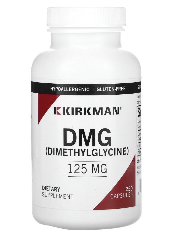 Kirkman Labs DMG 125 mg 250 Capsules 