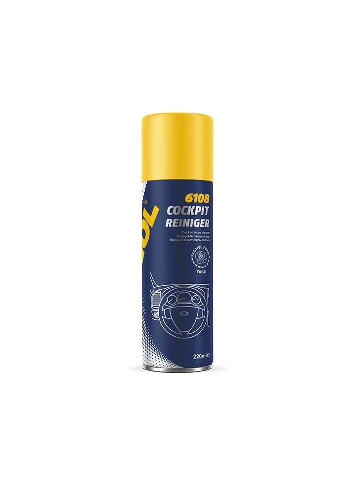 MANNOL MANNOL 6108 Cockpit-Reiniger  Foam Dashboard Cleaner With  Rose Scent (220ML) 