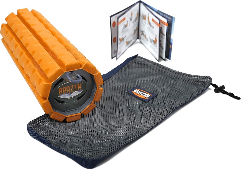 Brazyn Morph Foam Roller (Bravo-Orange): Collapsible Travel Foam Roller for Back Pain Relief, Workout Muscle Recovery, Back Massager, Deep Tissue Leg Massage, Back Cracker, Stretcher; Small, Portable - Image 3