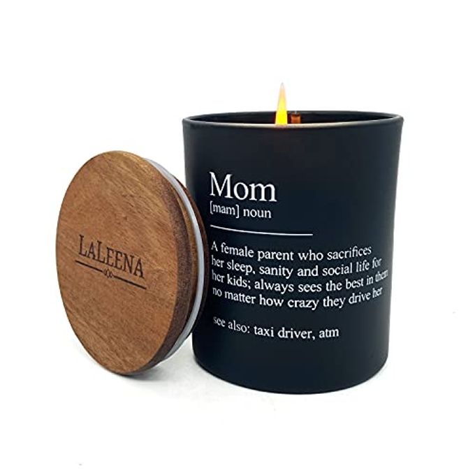 LALEENA Gifts for Mom Scented Candle Luxury Candles for Home Scented Birthday Gifts for Mom (Large 14 oz, Vanilla) - Image 4