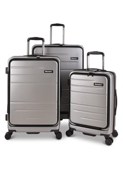 Discovery Adventures Crossroad 3-piece luggage set from Discovery, made of aluminum and polycarbonate, with wheels and multiple sizes  - Image 1