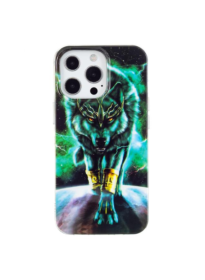 اس-توب جراب لهاتف iPhone 13 Pro جراب واقٍ ناعم من مادة TPU المضيئة - Image 2