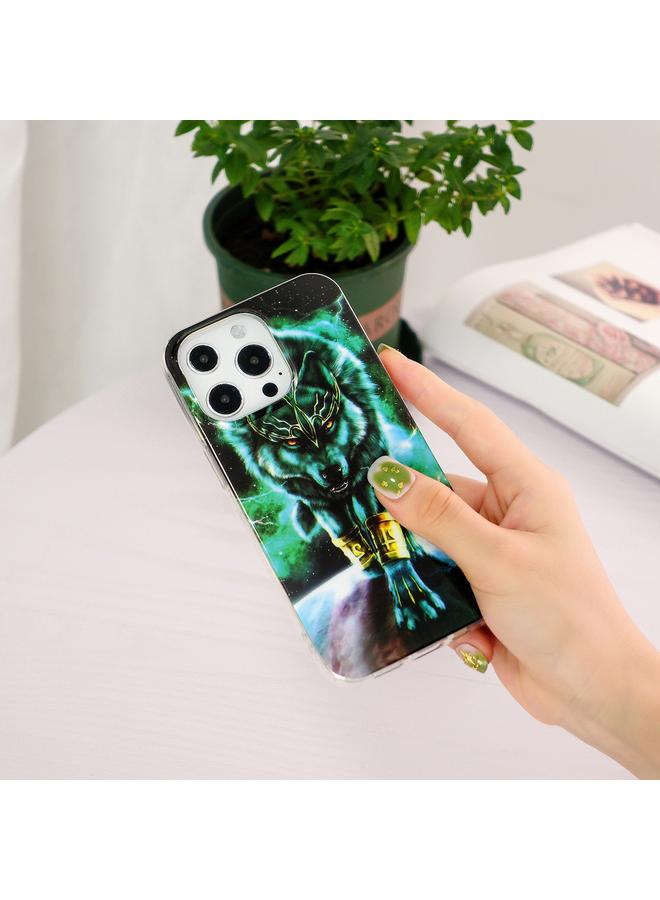 اس-توب جراب لهاتف iPhone 13 Pro جراب واقٍ ناعم من مادة TPU المضيئة - Image 5