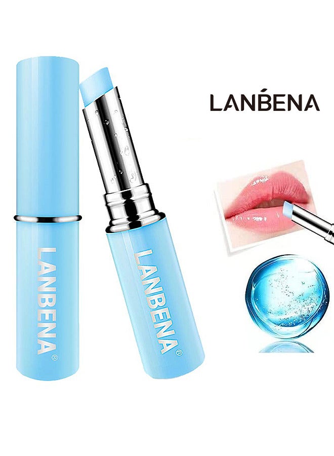 LANBENA Hyaluronic Acid Lip Balm - Nourish And Moisturize For A Long Time - Reduce Fine Lines - Relieve Dryness And Long-Lasting Protection 1.8G - Image 1