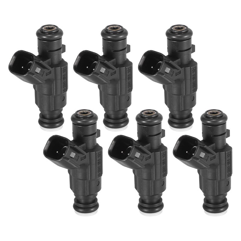 INFINAUTO Fuel Injector for Cadillac CTS Base 36L 20042007 for Cadillac SRX Base 36L 20042006 No12571159 Metal Black 6pcs - Image 2