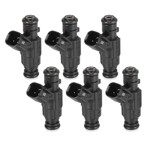 INFINAUTO Fuel Injector for Cadillac CTS Base 36L 20042007 for Cadillac SRX Base 36L 20042006 No12571159 Metal Black 6pcs - Image 1