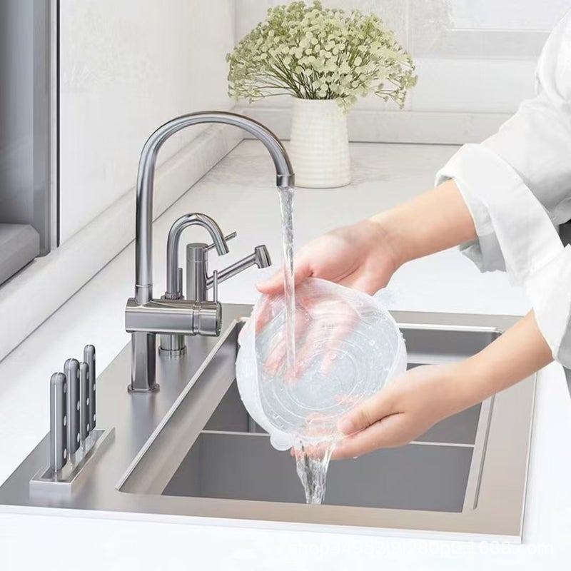 Silicone Preservation Cover Universal Bowl Cover Cup Cover Household Lunch Box Cover Round Universal Silicone Cover Round Cover Sealing Cover - Image 2