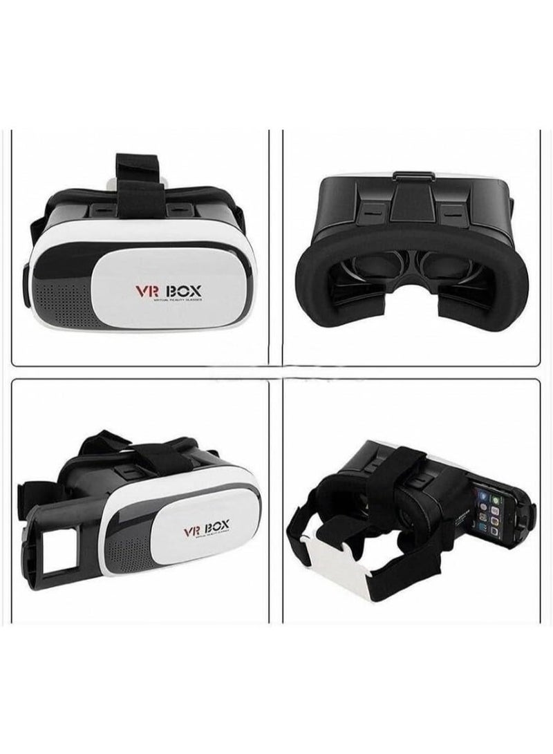 VR Headset for Phone with Controller, Full Screen Visual Wide-Angle Glasses Box - Image 3