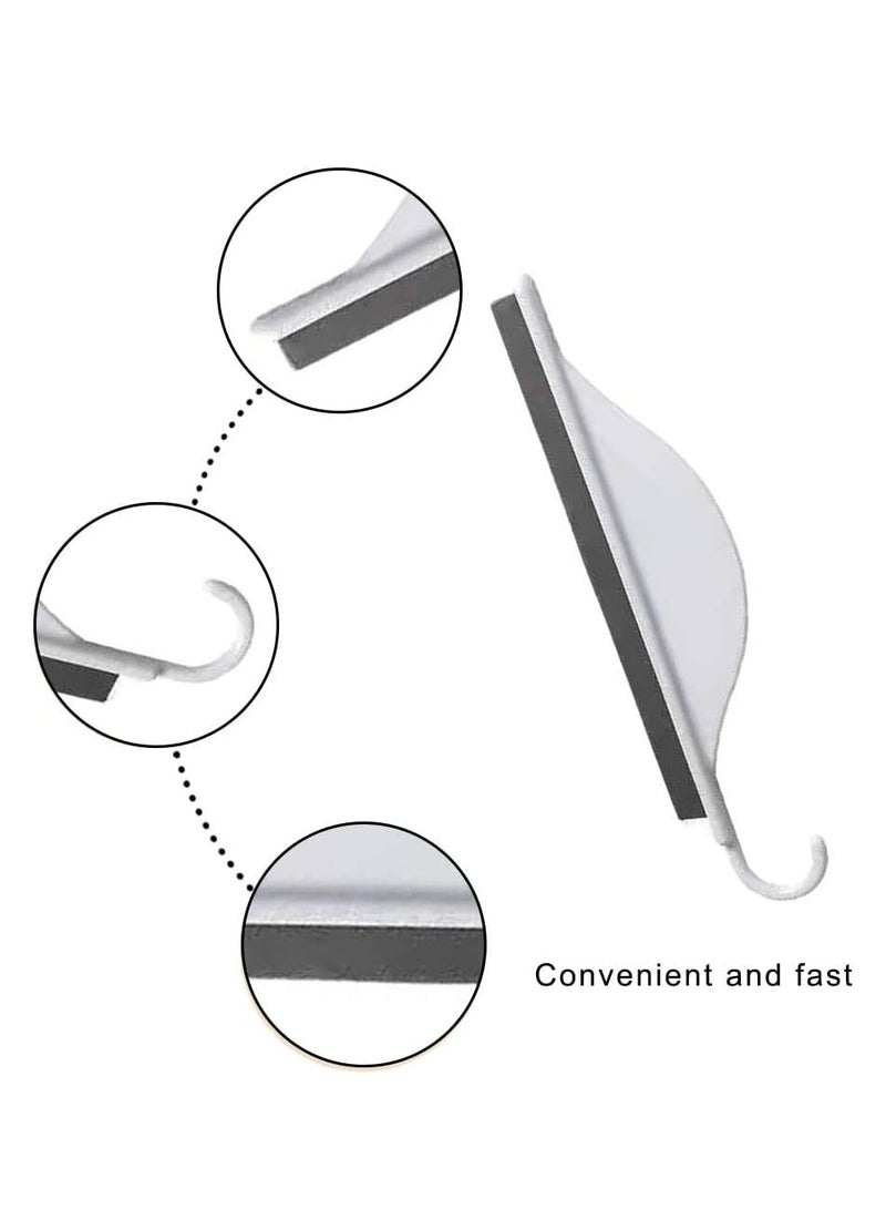 Loquat Shower Wiper with Hook - Multifunctional Glass  Tile Cleaning Tool - Image 3