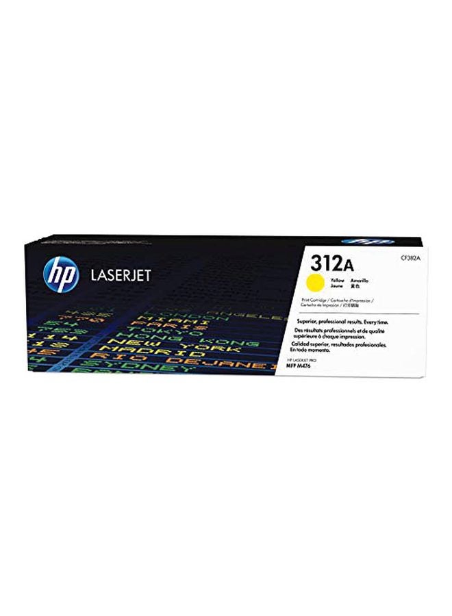 HP خرطوشة مسحوق حبر 312A للطابعة ليزر جيت أصفر - Image 2