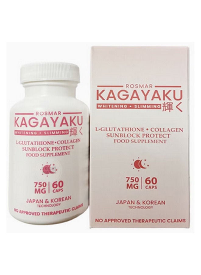 ROSMAR KAGAYAKU Glutathione and Collagen 60 Capsules