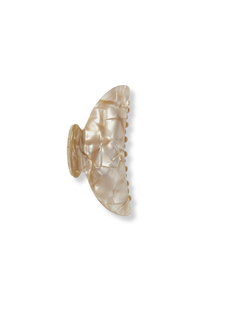 Machete MACHETE Women Hair Clip Midi Heirloom Claw Clip, 3.5 inch Hair Clamp Fashion Hair Accessories (Sand Shell) 