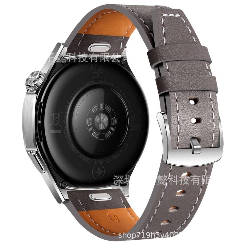 Leather Portable Smartwatch Band for daily smartwatch wear and replacement strap White Outdoor Use Use Routine Use Personal Use Indoor Use On The - Image 4