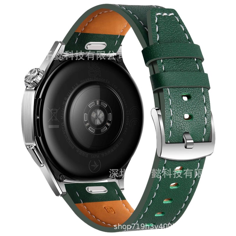 Leather Portable Smartwatch Band for daily smartwatch wear and replacement strap White Outdoor Use Use Routine Use Personal Use Indoor Use On The - Image 5