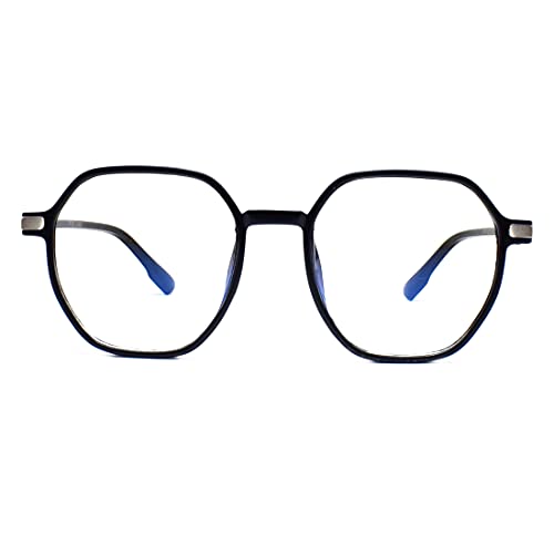 Peter Jones Square Computer Glasses for Women/Girls with Zero Power Blue Light Blocking Glare Lenses (SIZE MEDIUM) AG5197-B - Image 4