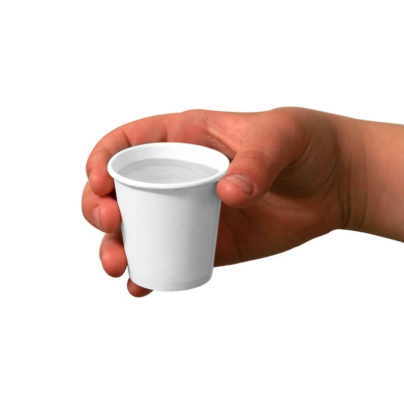 GUSTO [3 oz. - 300 Count White Small Paper Cups  Disposable Mini Bathroom Mouthwash Cups - Eco-Friendly and Versatile (Formerly Comfy Package) - Image 4