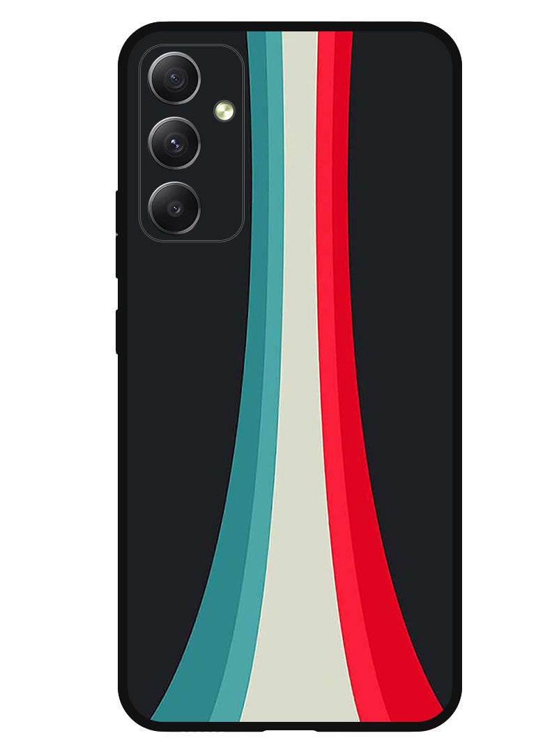 Theodor Protective Case Anti Scratch Shock Proof Bumper Cover For Samsung Galaxy M14 Stripes in center - Image 1