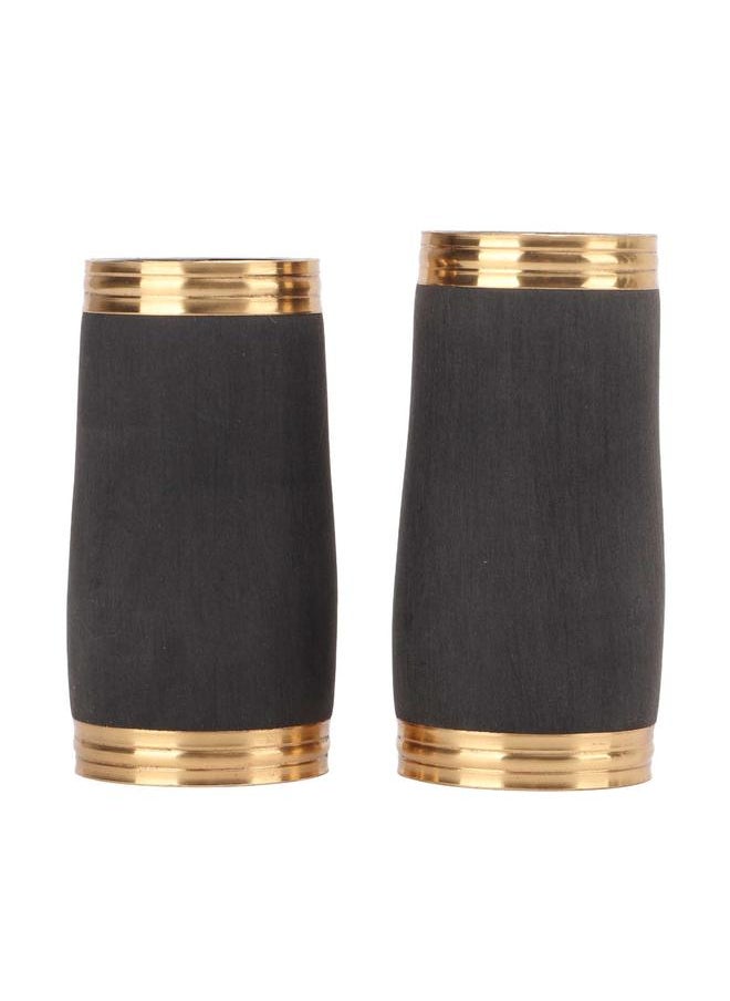 Thoraya - 2Pcs Clarinet Engineering Plastics Barrel Black Soprano Clarinet Body Descending Tubular Tuning Musical Instruments - Image 1