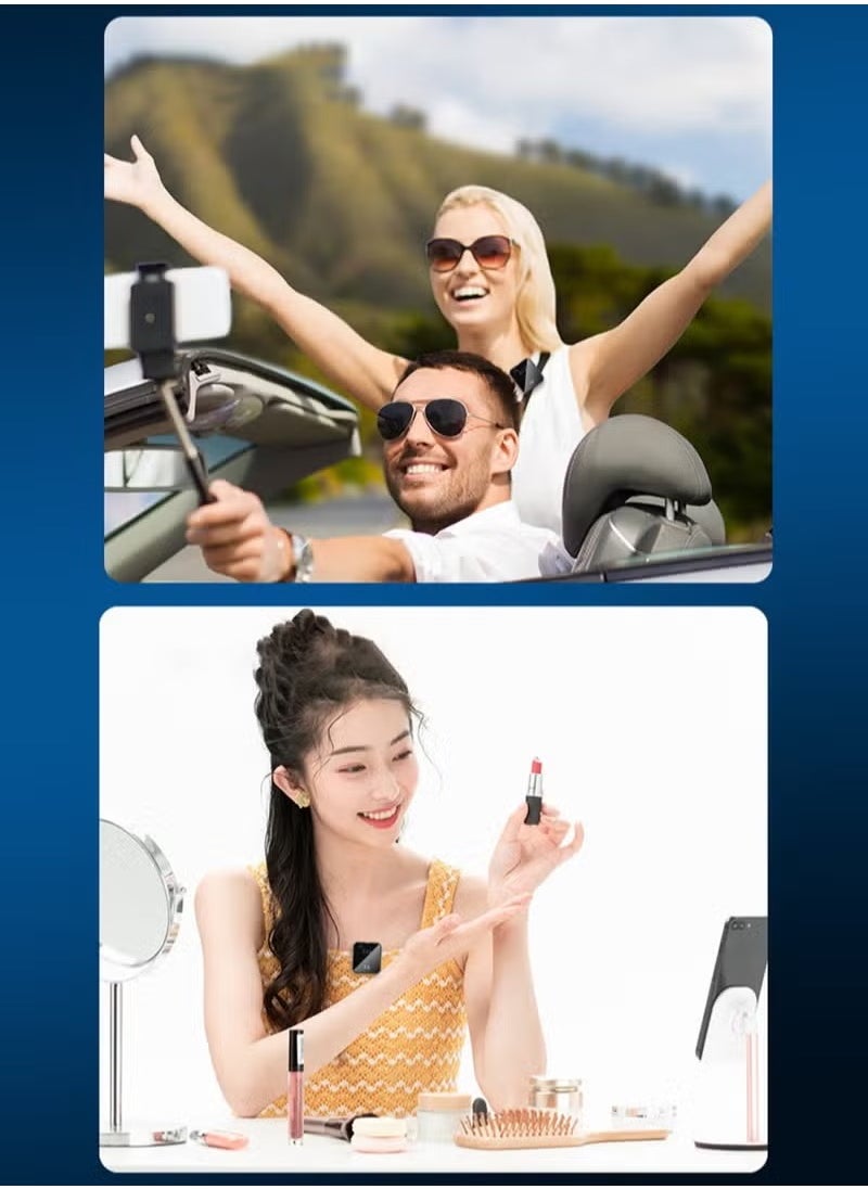 Tx - Wireless Lavalier Microphone Douyin Live Broadcast Mobile Video Recording 2.4G Noise Reduction Mini Microphone Live Video Recording Vlog Interview Online Classroom - Image 1