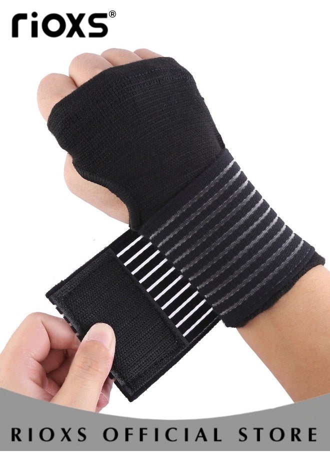 RIOXS Multi-functional Spring Fitness Tensioner Arm Puller for Arm Muscle Exerciser Dual-purpose Spring Tensioner with 1 Pair Protective Gloves  - Image 4