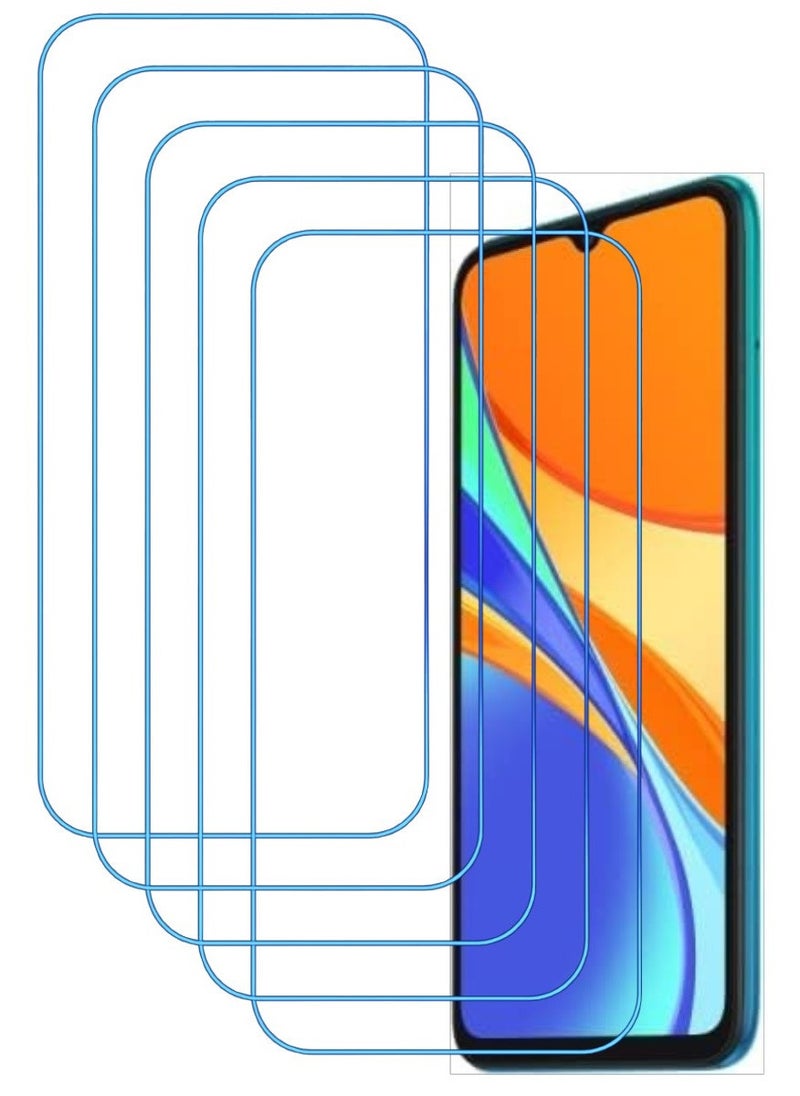 أكاليكس 5 قطع، حماية شاشة،  لهاتف شاومي Redmi 9C ، جودة ممتازة. - Image 1