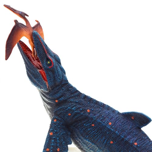 Gemini&Genius Realistic Mosasaurus & Pterosaur Dinosaur Toys for Kids, Play & Display Gifts or Party Supplies, Collection, Bath Toys - Image 4