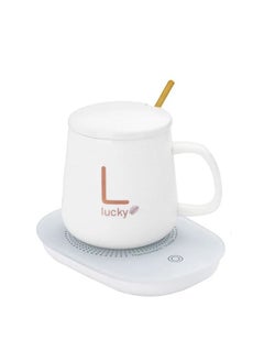 Lucky Coffee Warmer Plate, Cup Warmer for Desk Automatic Shut Off, Beverage Warmers with Touch Screen Switch for All Cup Coffee Water Milk Tea 131℉/55℃  - Image 3