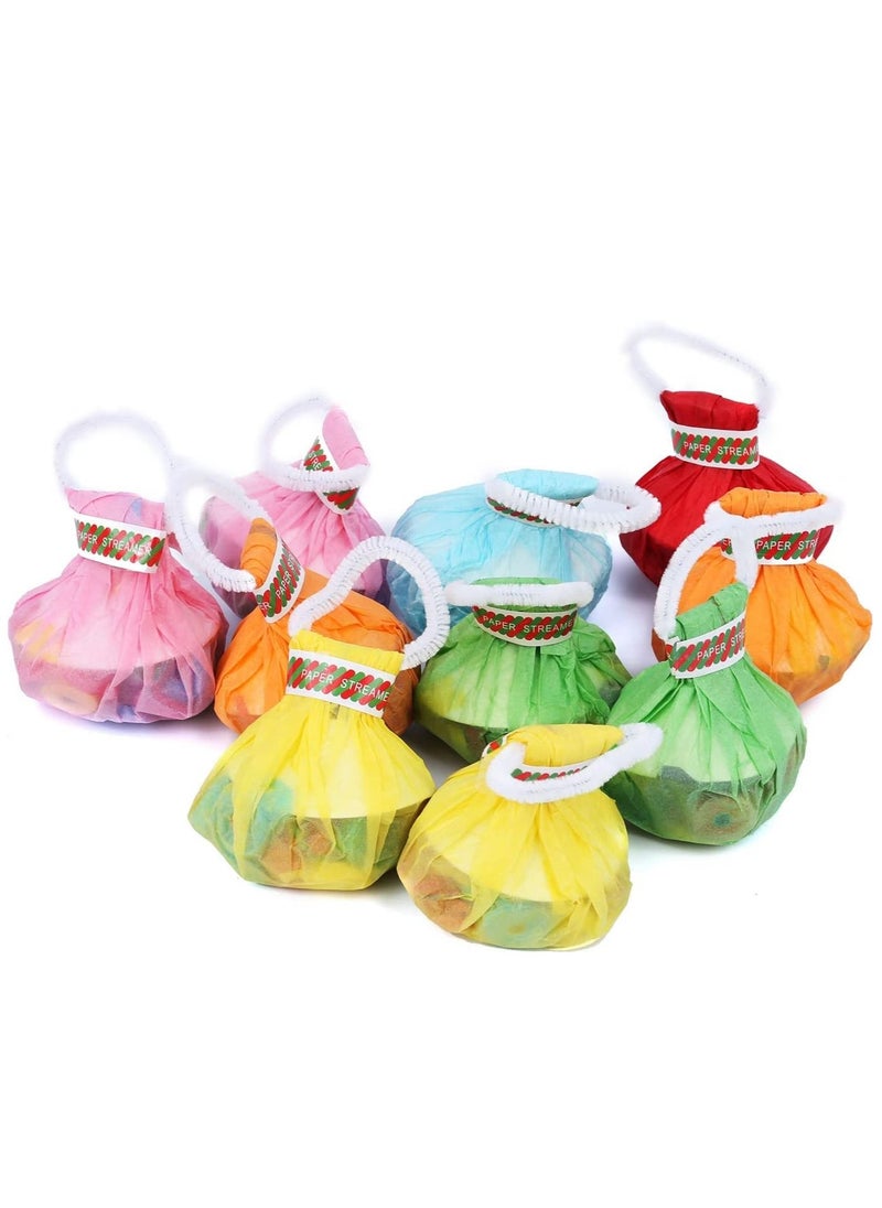 Generic - 10Pack Paper Streamers Multi-Color No Mess Paper Crackers Hand Throw Confetti Streamer for Birthday Wedding Party Celebrations - Image 1