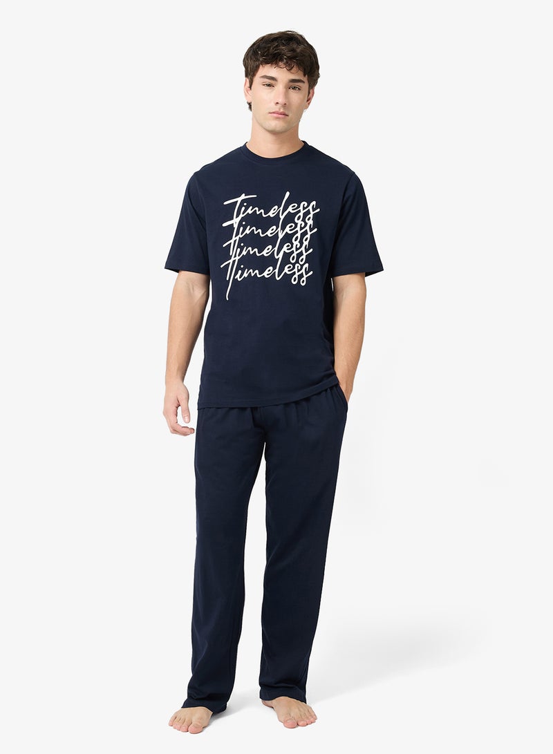 Seventy Five Nightwear T-Shirt and Pant Set - Image 1