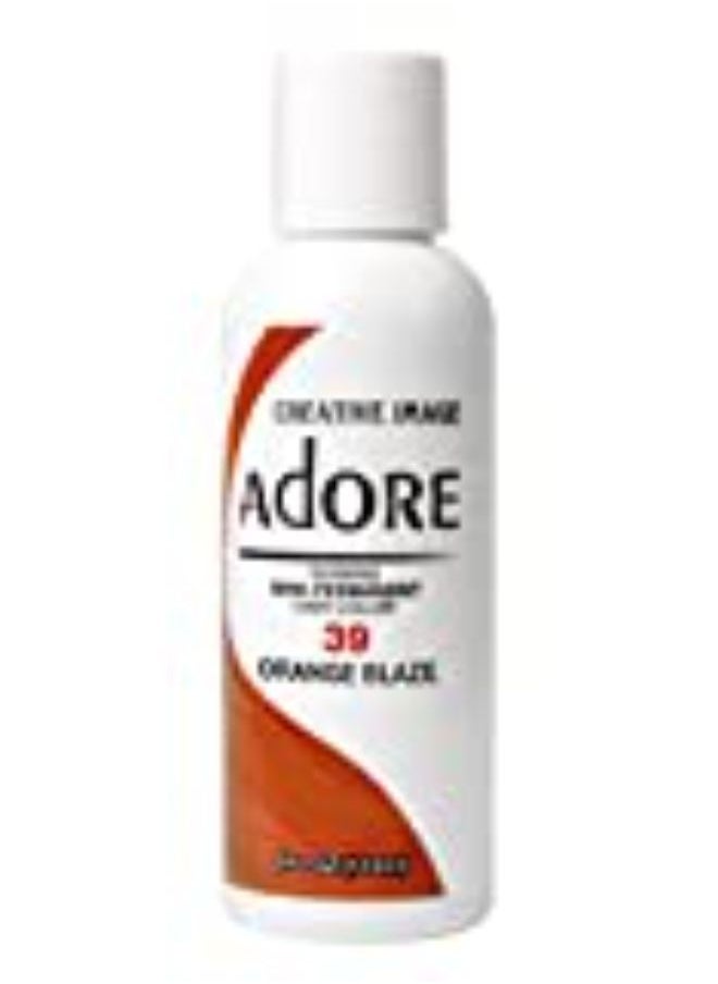 Adore - صبغة شعر شبه دائمة 039 برتقالي بلايز 4 أونصة (118 مل) (Ad-39) - Image 1