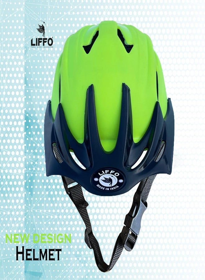 Liffo® Protective Set Guard Protection kit for Skating, Cycling & Skateboarding for Kids Age 6-15 Years with Knee, Elbow and Wrist Guards with Skate Bag Green (M) - Image 2