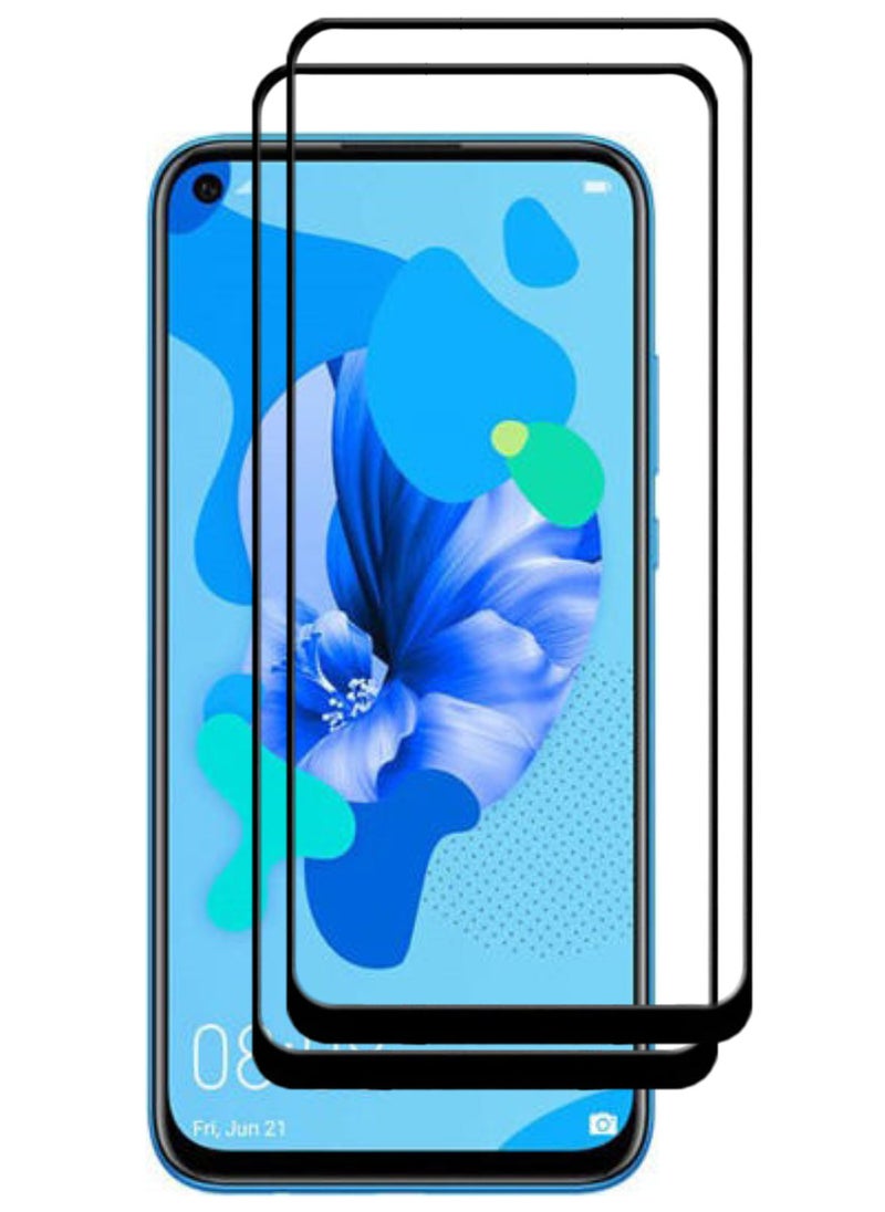 ACLIX 2 Pieces Antistatic ESD Dustproof Premium Quality High Definition Tempered Glass Screen Protector Designed For Huawei nova 5i - Image 1