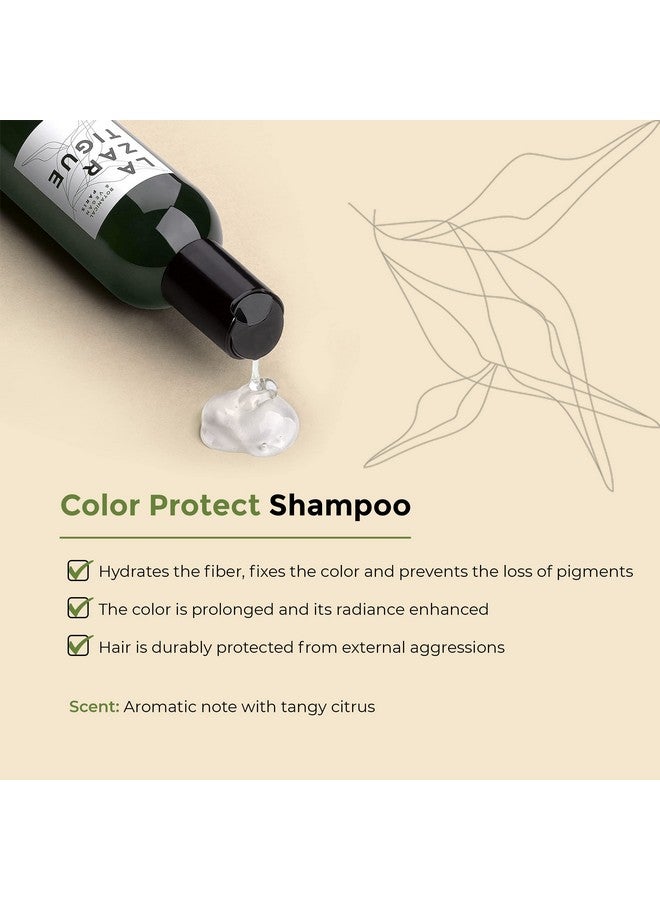 Lazartigue Colour Protect & Radiance Protection Shampoo Enriched With Camellia Oil Hydrates Hair Fiber Fixes Color And Prevents Pigment Loss Vega Citrus 8.4 Fl Oz - Image 4