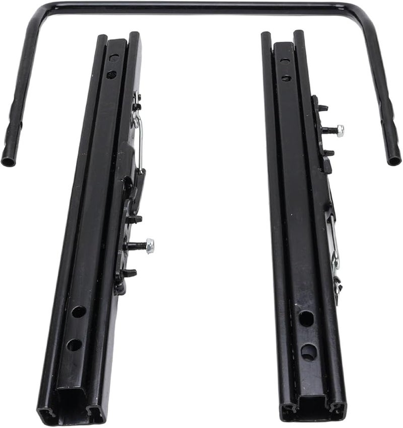 Universal Seat Slider Rails Side Mount Dual Locking Steel Adjustable Track Kit - Image 1