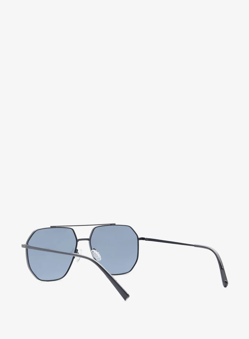 Seventy Five Polarized Lens Square Aviatoe Sunglasses