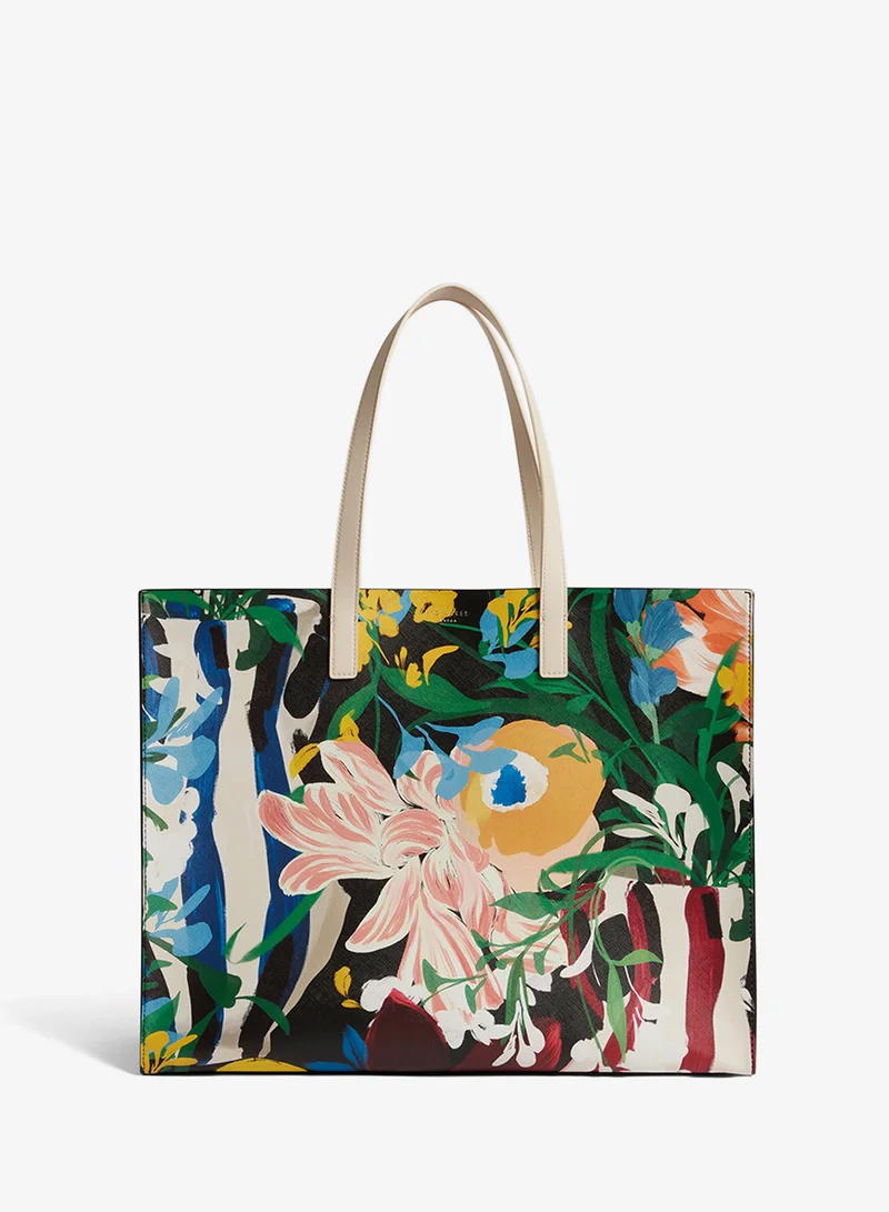 تيد بيكر حقيبة يد كبيرة بطبعة باقة زهور